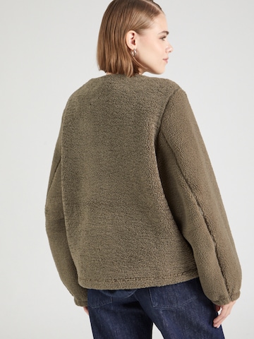 Samsøe Samsøe Fleece Jacket 'Saautumn' in Green