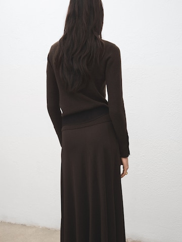 MANGO Sweater 'SIMONE' in Brown