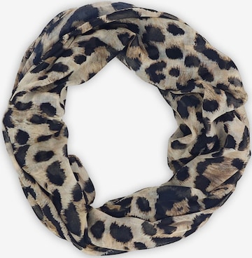 styleBREAKER Schlauchschal 'Loop Schal mit Leoparden Muster' in Beige: Vorderseite