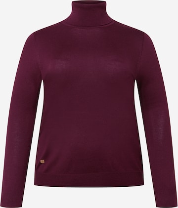 Lauren Ralph Lauren Plus Sweater 'ZOE' in Red: front