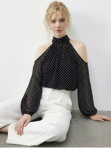 Camicia da donna di Bianco Lucci in nero