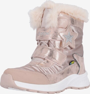 ZigZag Snow Boots 'Yasmine' in Pink: front