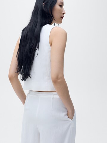 Gilet de costume 'BONNIE' MANGO en blanc