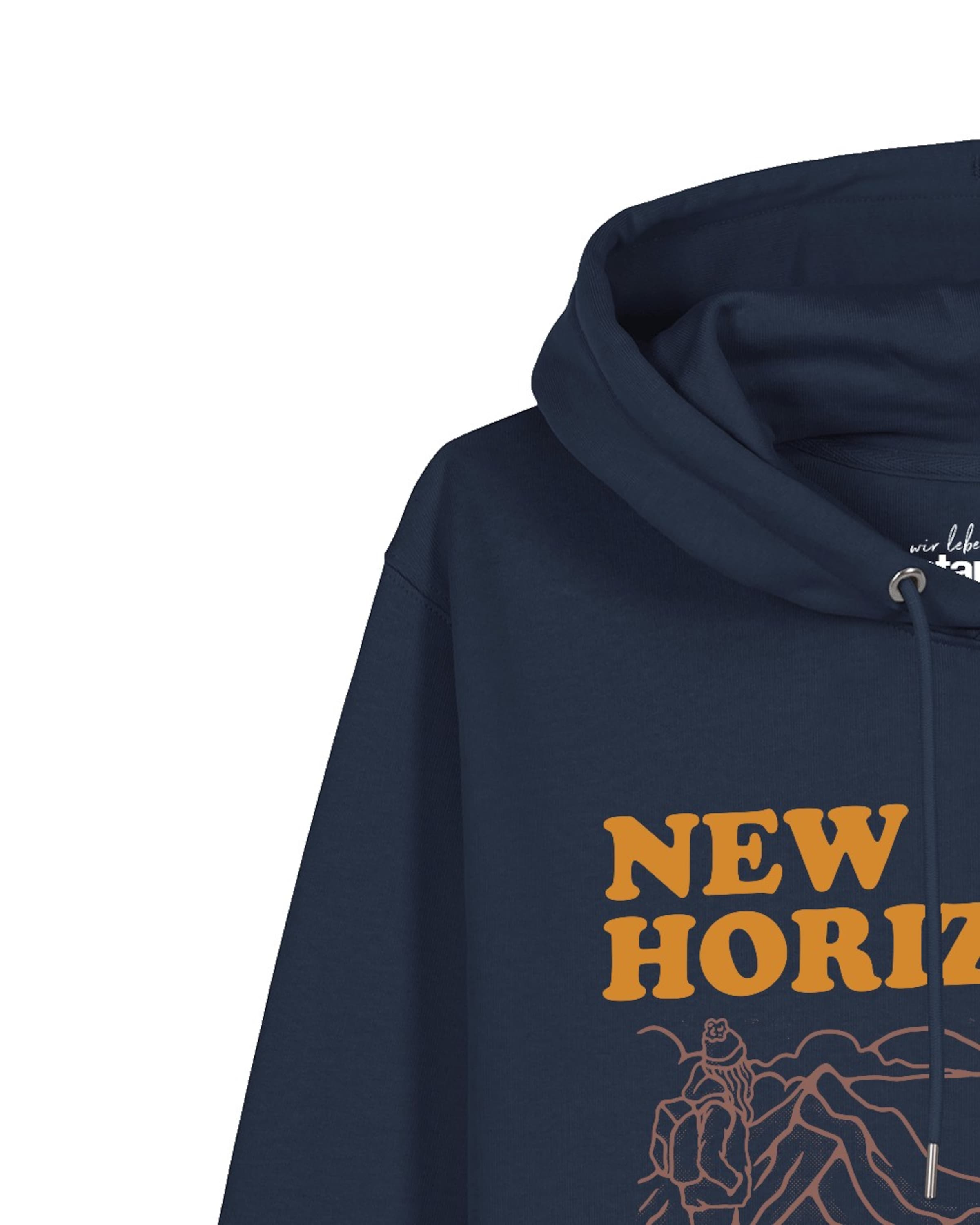 Sweat-shirt 'New Horizons Are Everywhere' Watapparel en bleu