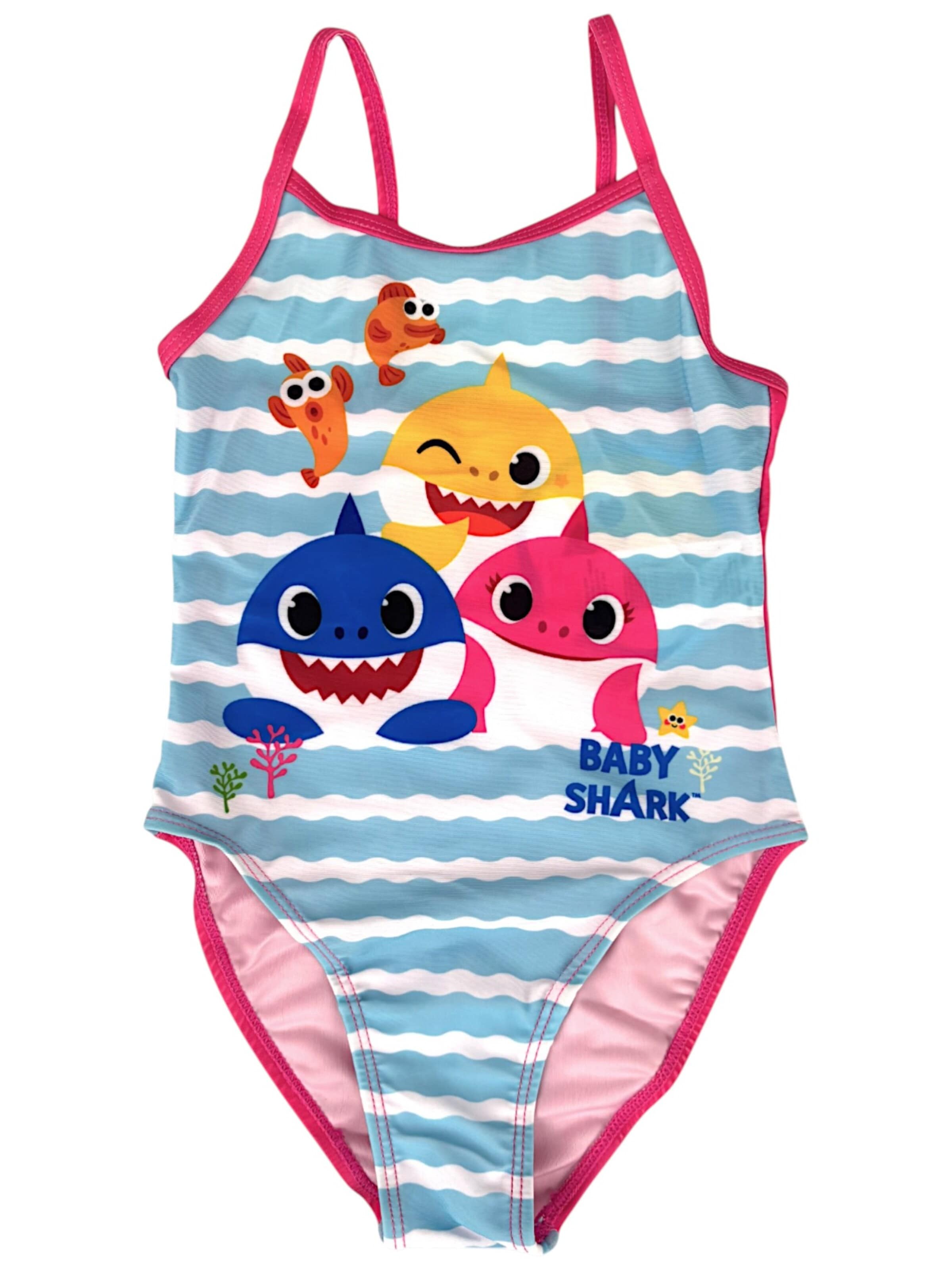Baby Shark Swimsuit 'Baby Shark Badeanzug' in Mixed colors: front