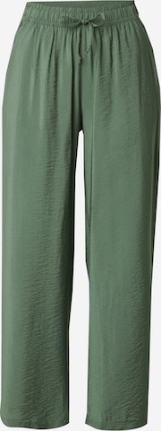 Wide Leg Pantalon Sublevel en vert : devant