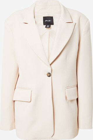 Nasty Gal Blazer in Beige: front