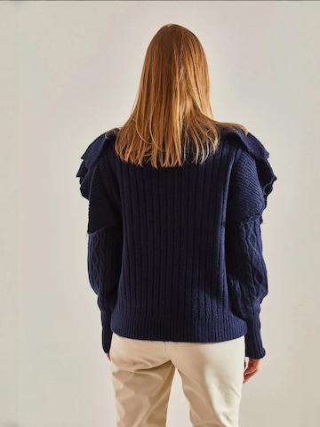 Bianco Lucci - Pullover 'Pullover' em azul