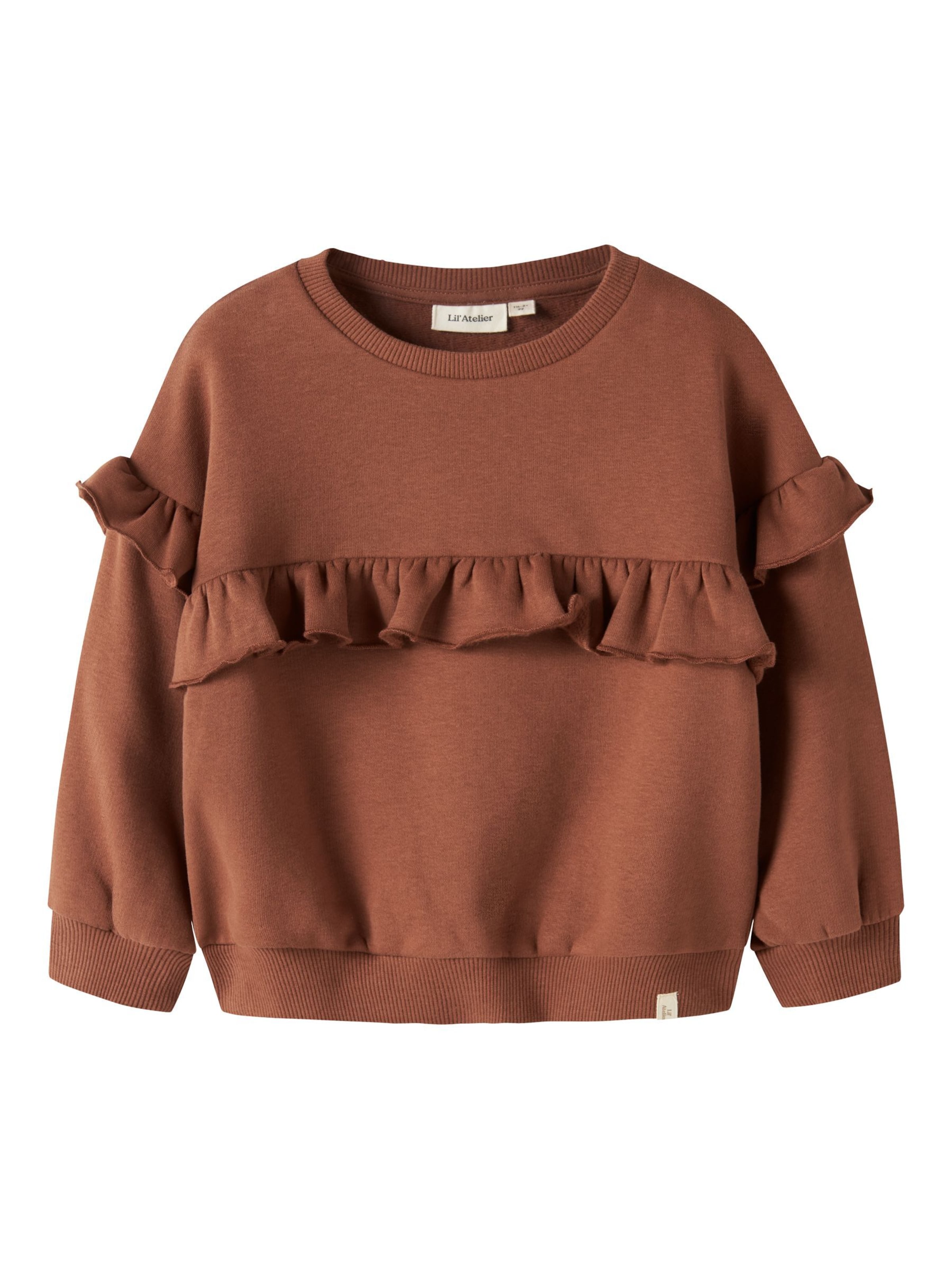 Lil'Atelier Sweatshirt in Rood: voorkant