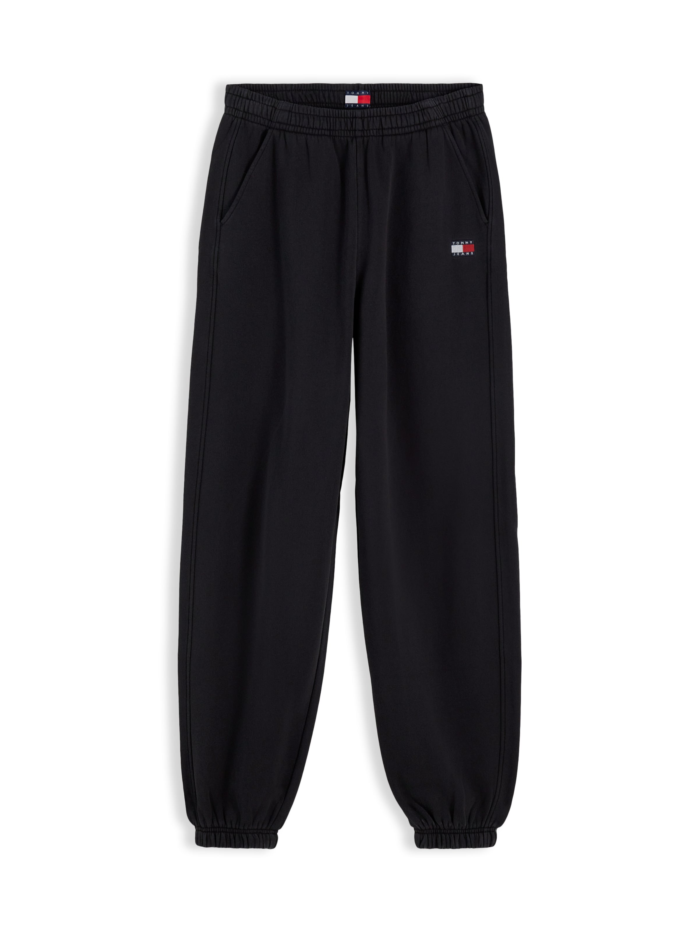 Tommy Jeans Kalhoty – černá: přední strana