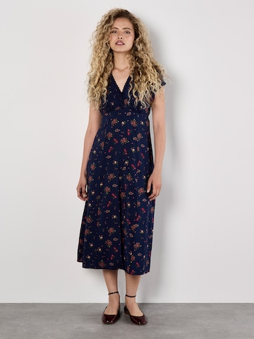 Robe ' ' Apricot en bleu : devant