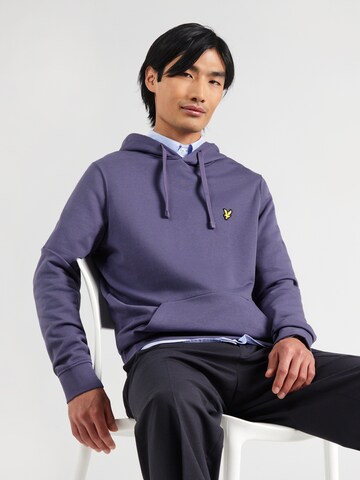 Lyle & Scott Sweatshirt in Lila: voorkant