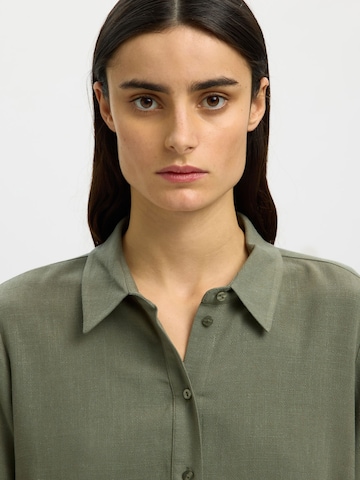 Chemisier 'Viva' SELECTED en vert