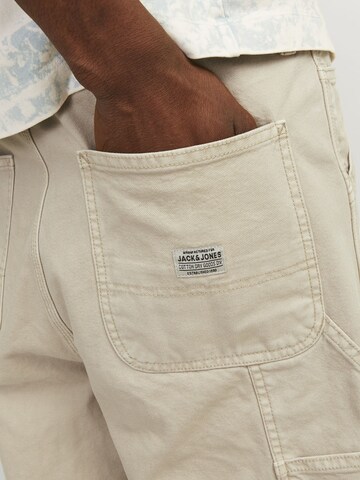 JACK & JONES Wide leg Cargo Pants in Beige