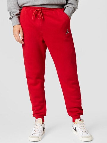 Jordan Tapered Trousers in Red: front