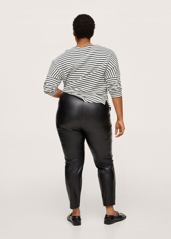 MANGO Skinny Leggings 'Poli' in Zwart