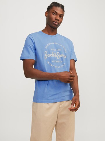 JACK & JONES Bluser & t-shirts 'JJForest' i blå