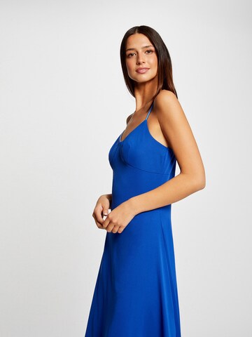 Morgan Dress 'Rina' in Blue: front