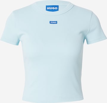 T-shirt HUGO en bleu : devant