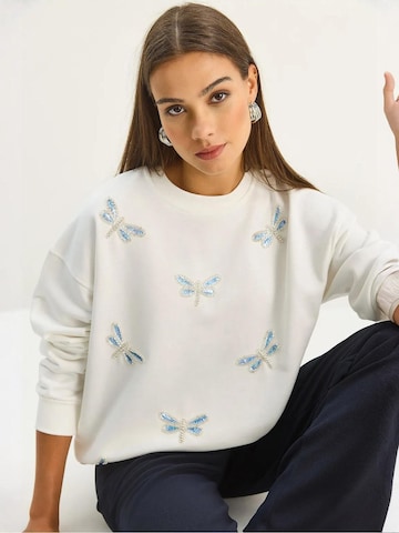 Felpa di Bianco Lucci in bianco