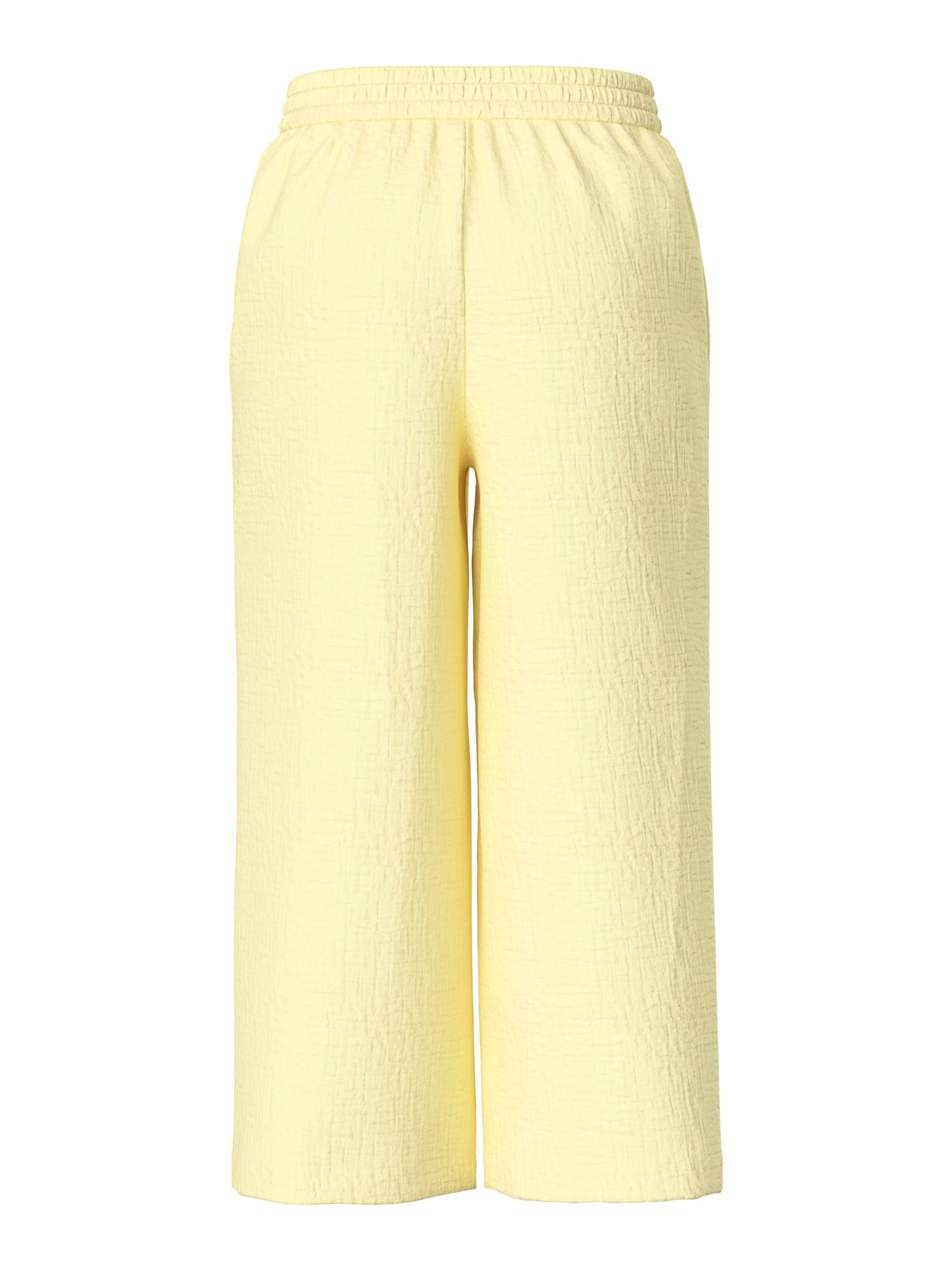 Wide Leg Pantalon 'PCSastina' PIECES en jaune