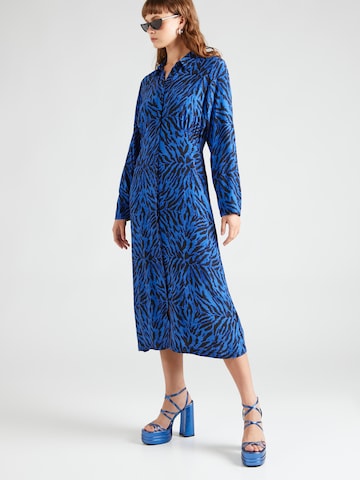 SOAKED IN LUXURY Blousejurk 'Ina' in Blauw: voorkant