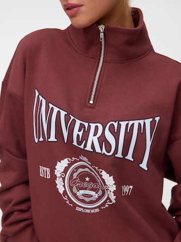 Sweat-shirt 'VMCille' VERO MODA en rouge