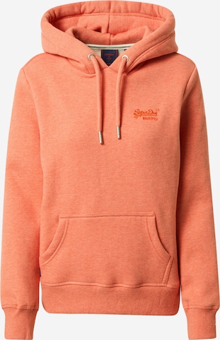 Superdry Sweatshirt in Orange: front