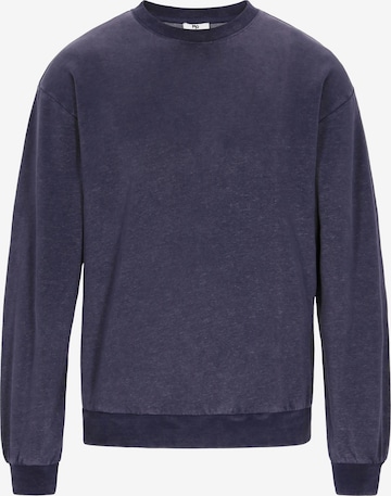 mėlyna MO Megztinis be užsegimo 'Back To School': priekis