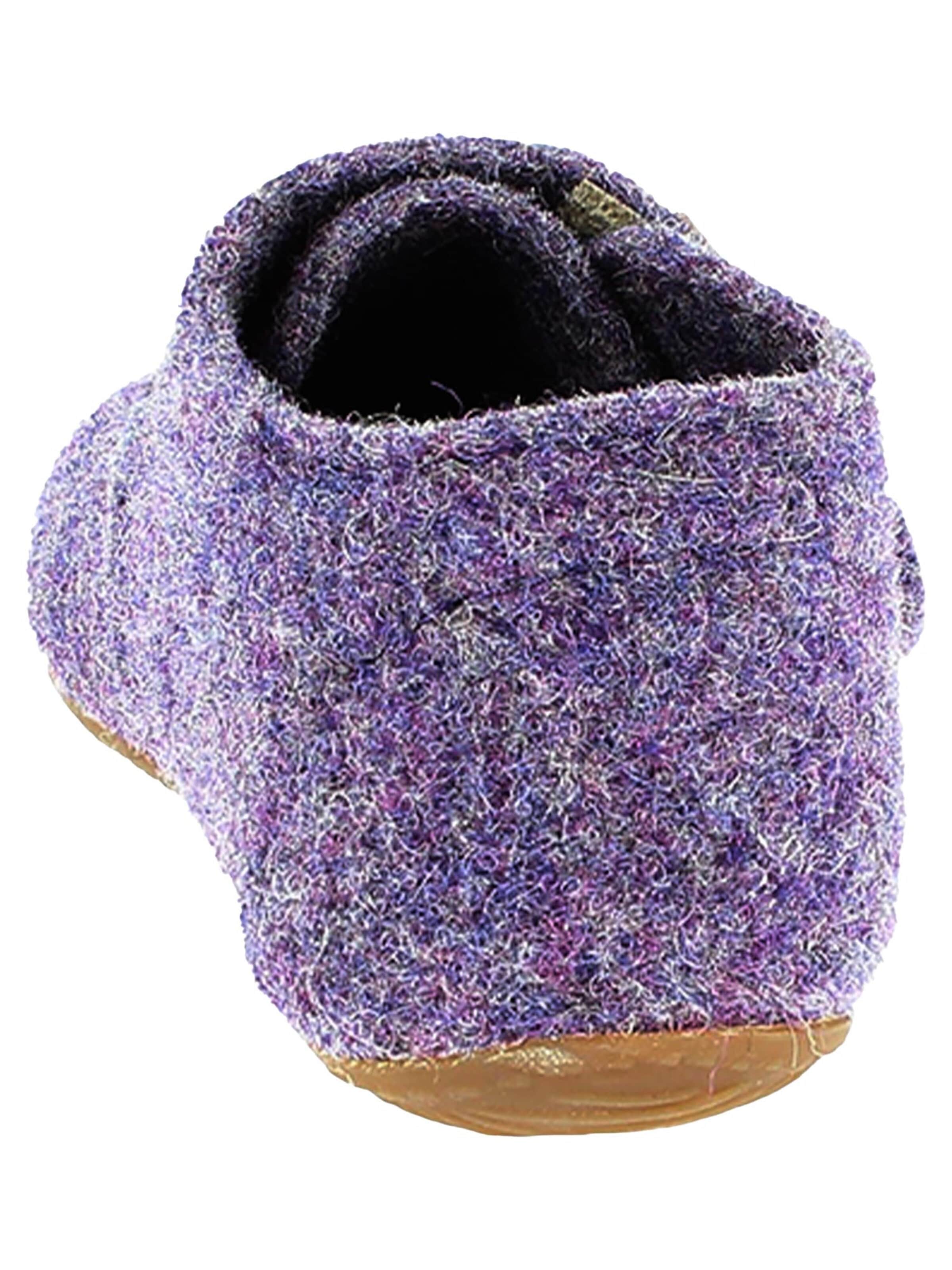 Pantoufle 'Filz' Living Kitzbühel en violet