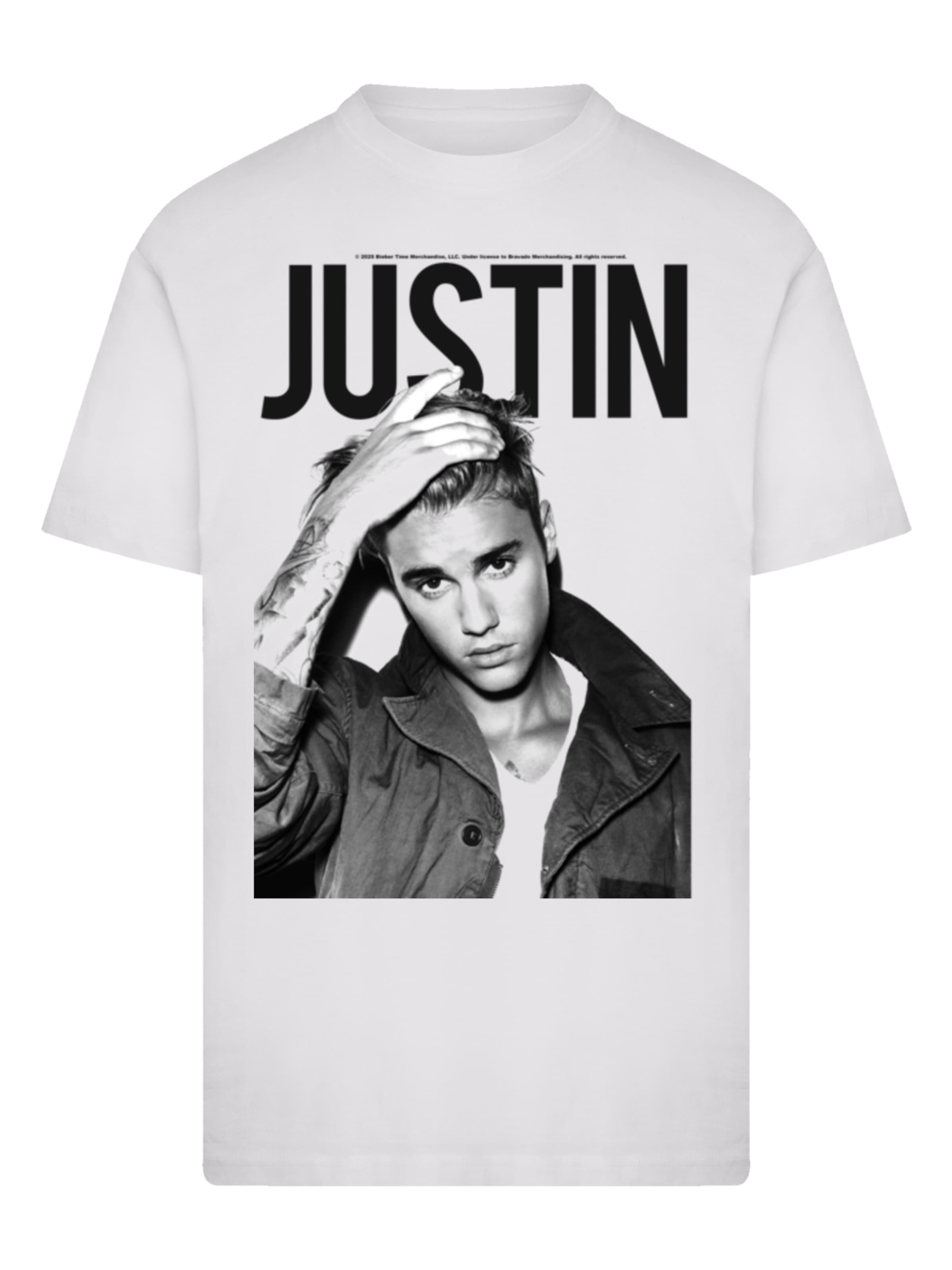 F4NT4STIC Shirt in Wit: voorkant