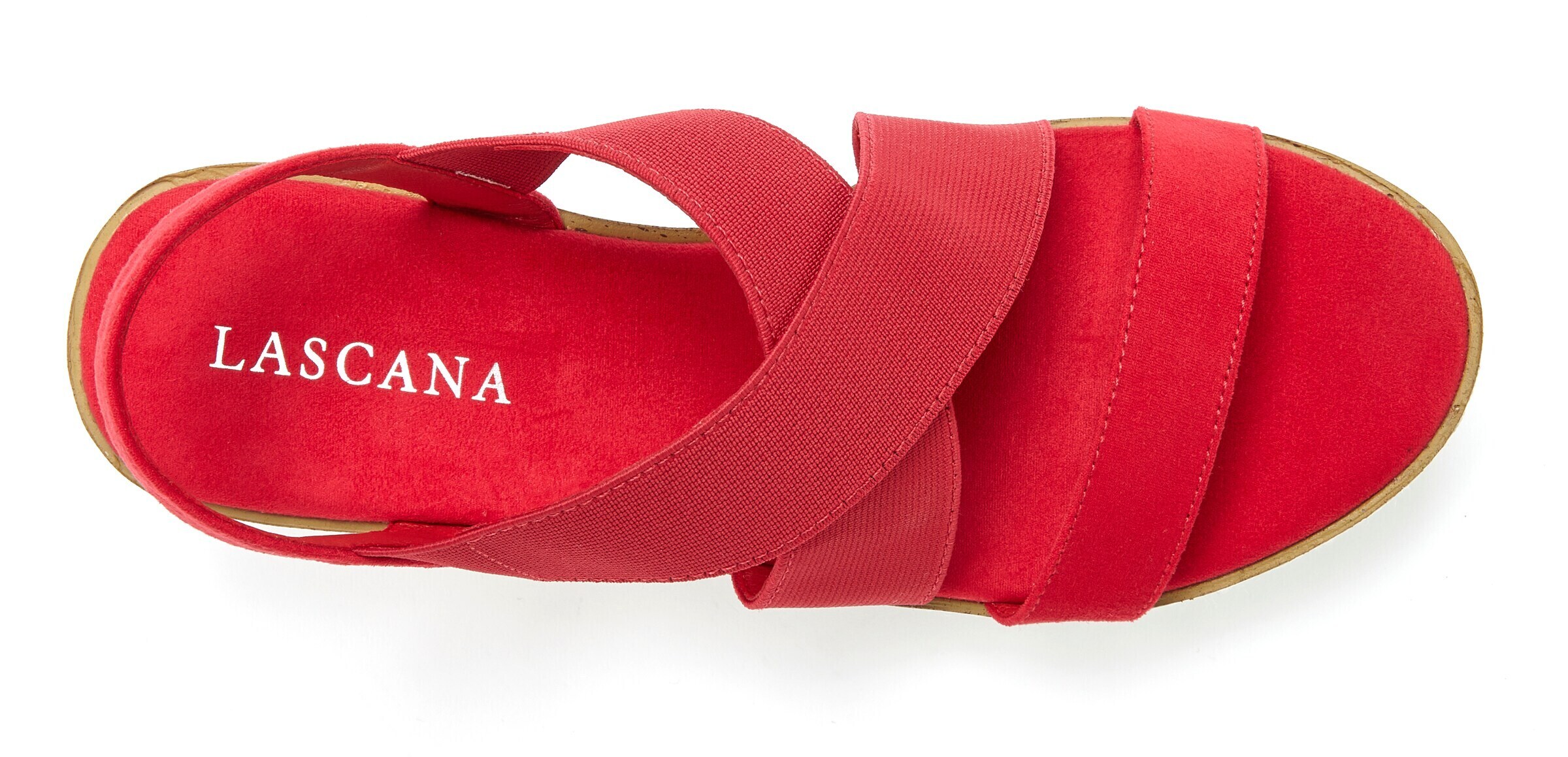 LASCANA Sandaler i rød