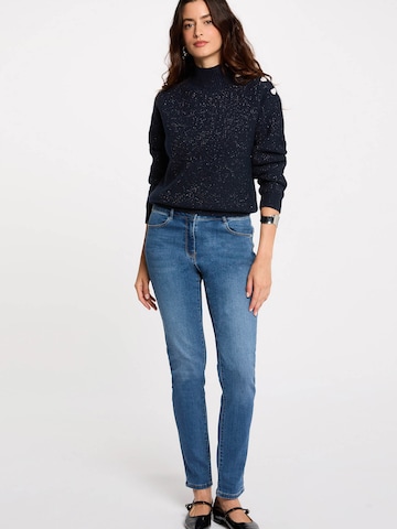 Morgan Slimfit Jeans in Blau