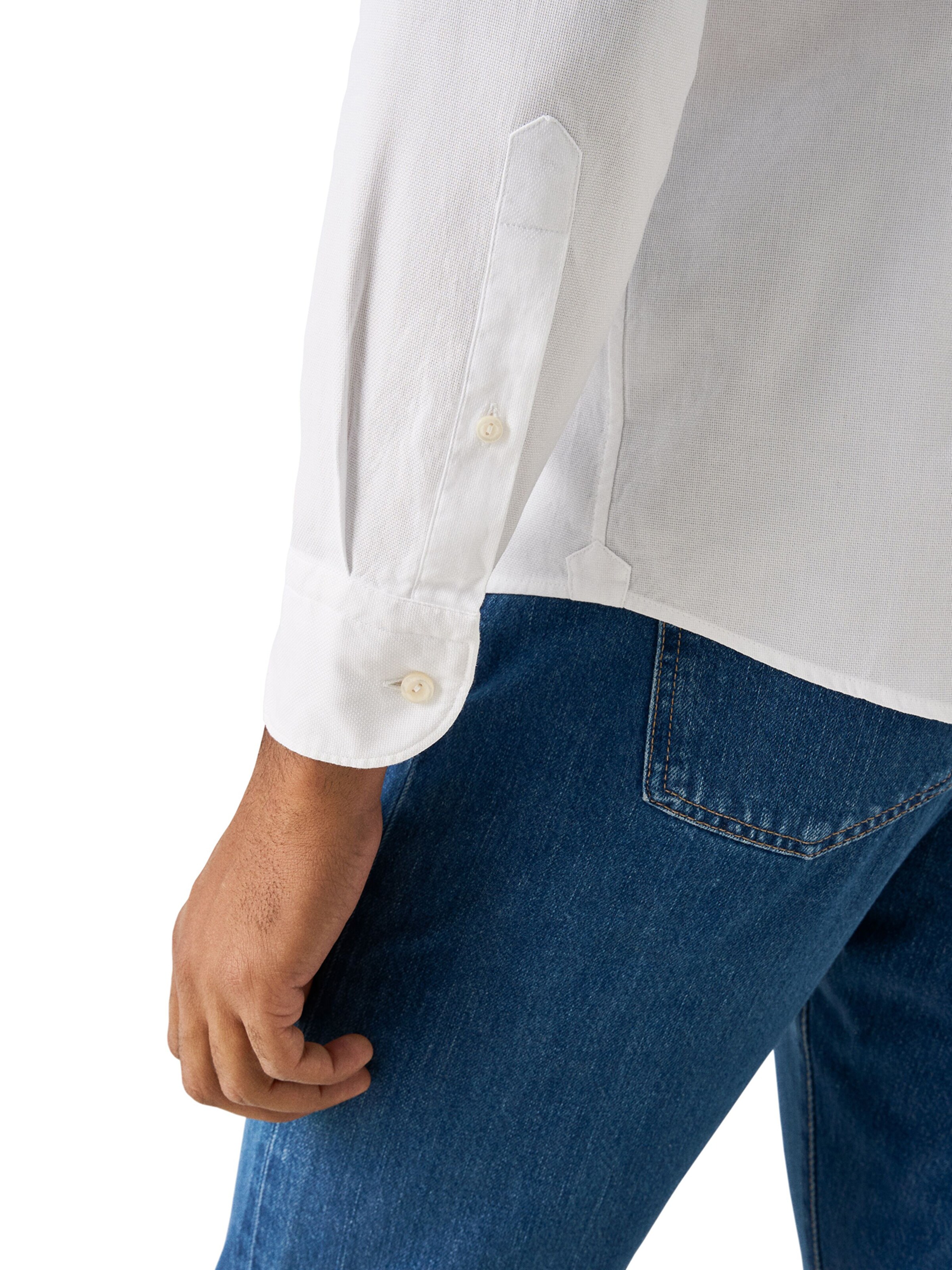 ETON - Ajuste estrecho Camisa en blanco