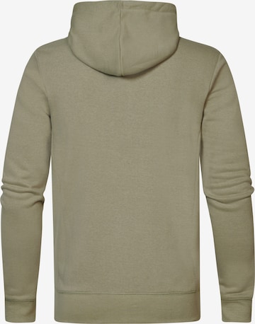 Petrol Industries Zip-Up Hoodie in Green