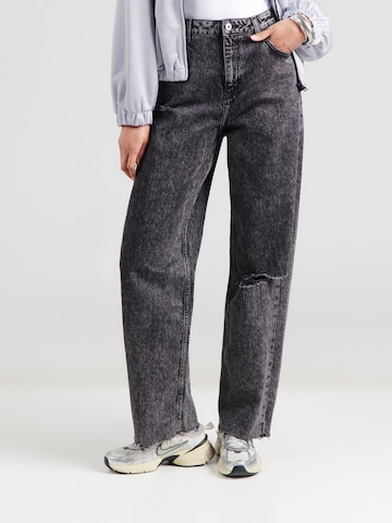 HUGO Loose fit Jeans 'Leni_B' in Black: front