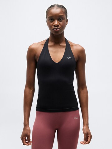 ICANIWILL Sporttop 'Define' in Schwarz: Vorderseite