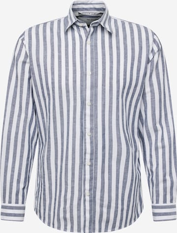 SELECTED HOMME - Ajuste estrecho Camisa de negocios en azul: frente