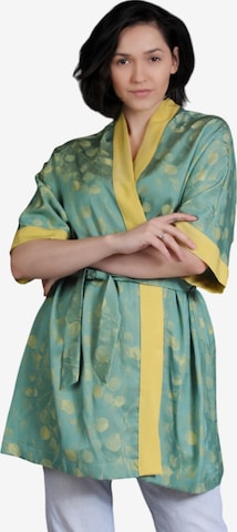 inna Kimono 'Bali' in Grün: Vorderseite