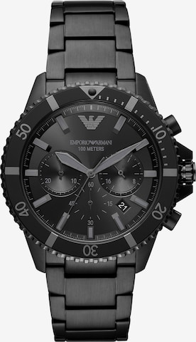 ARMANI Analog Watch in Black: front