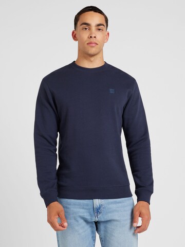 SCOTCH & SODA Sweatshirt in Blauw: voorkant