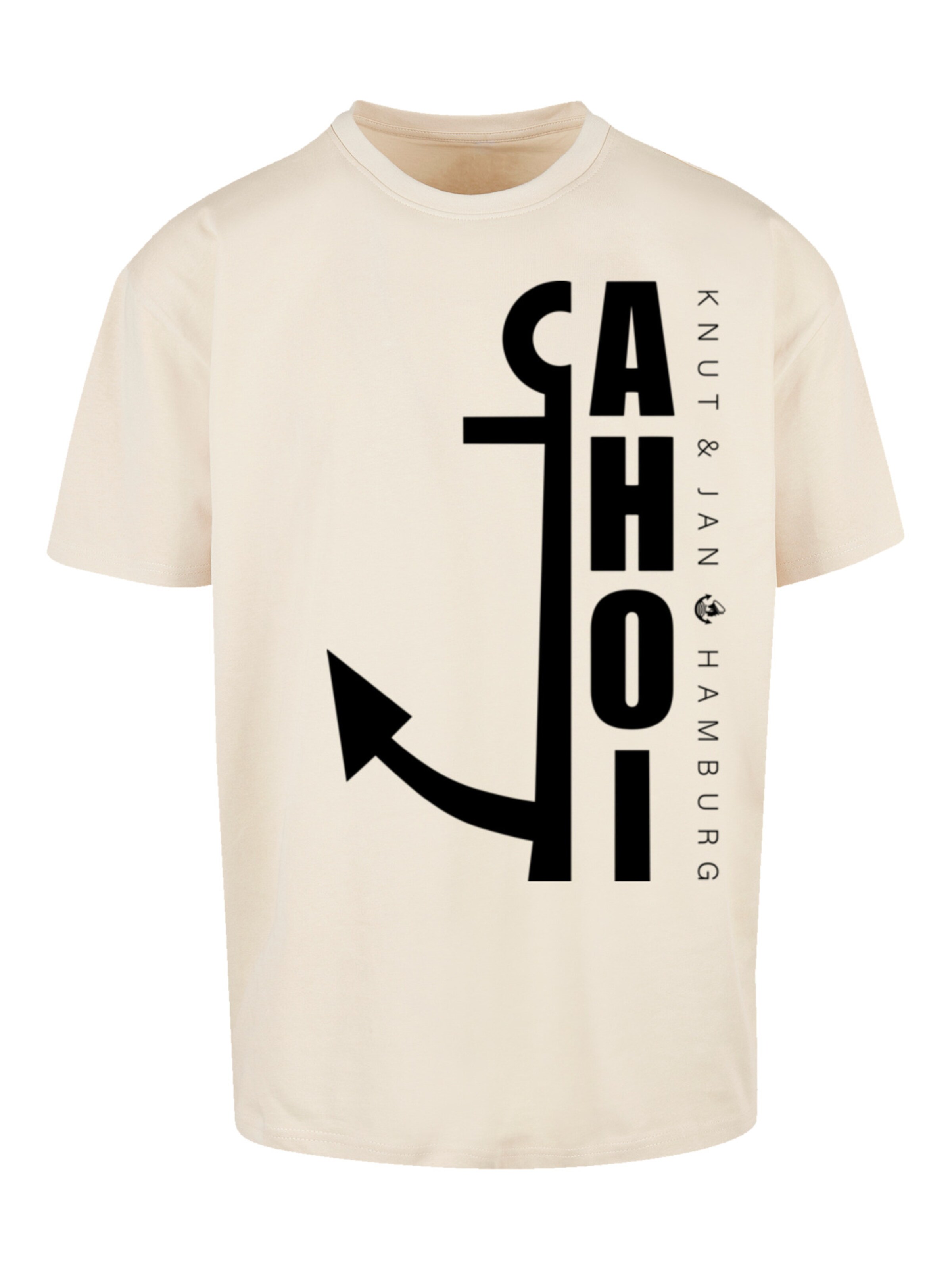 F4NT4STIC Shirt in Beige: voorkant