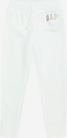 GAP Regular Broek in Wit: voorkant