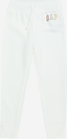 GAP Regular Pants in White: front