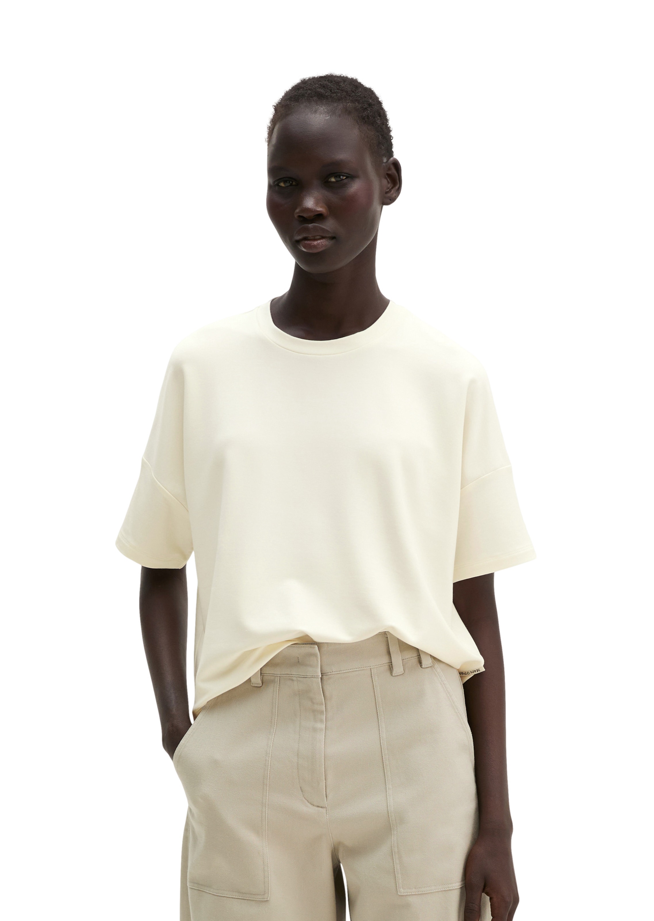 Marc O'Polo Shirt in Beige: voorkant