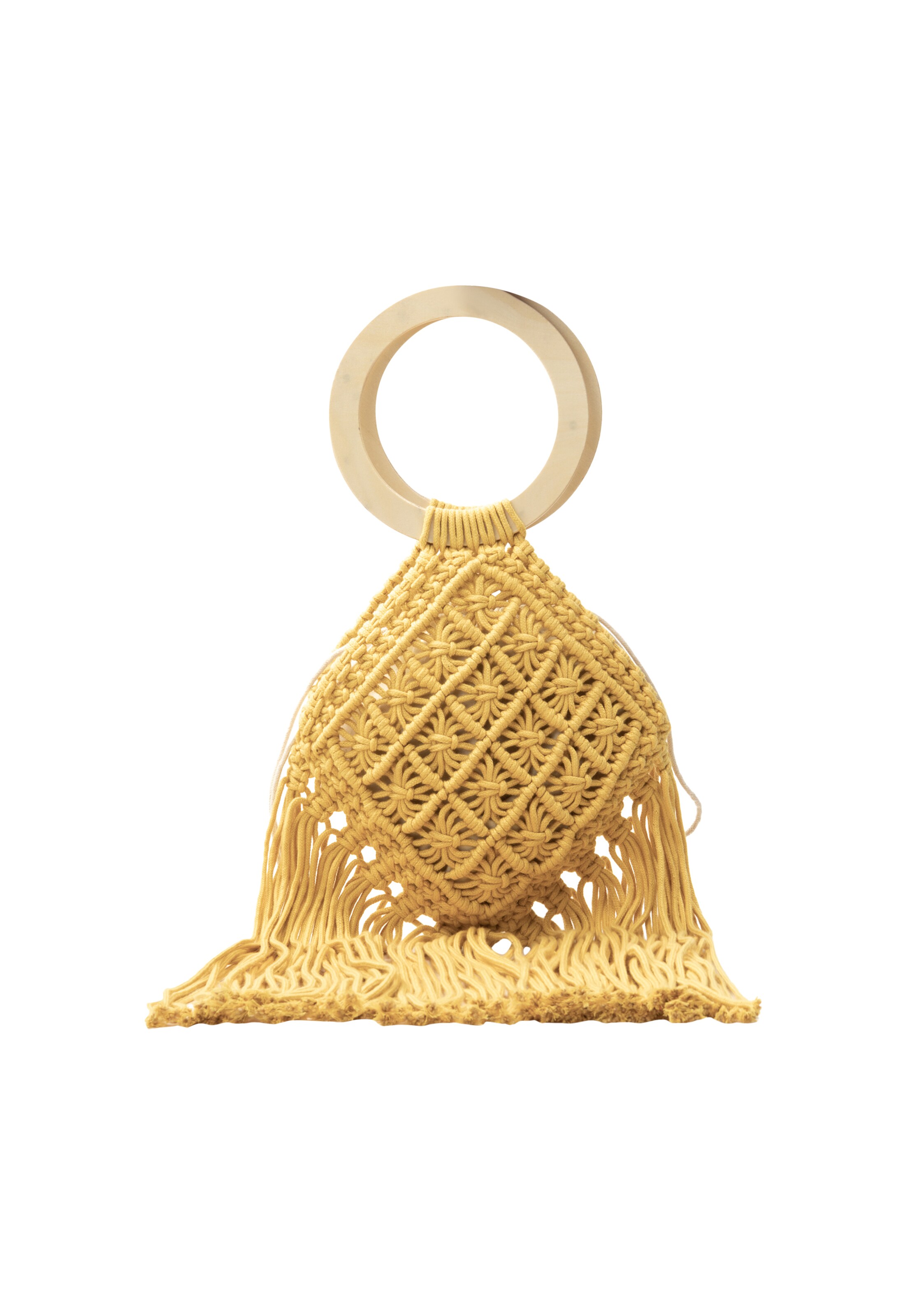 IZIA Handtas in Geel: voorkant