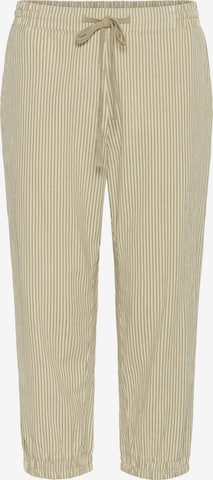 Loosefit Pantalon 'KAnaya' Kaffe en beige : devant