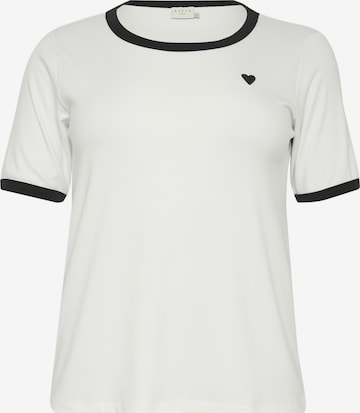 KAFFE CURVE - Camiseta en blanco: frente