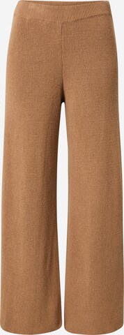 Wide leg Pantaloni di NU-IN in marrone: frontale