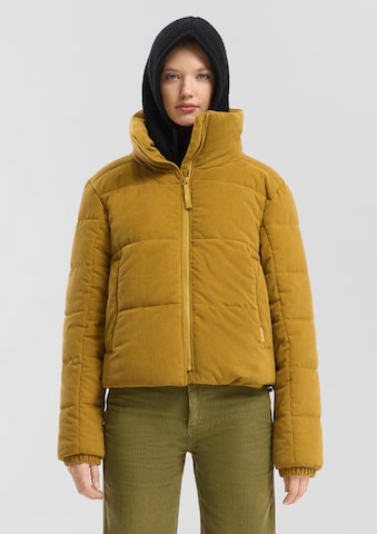 QS Winterjas in Geel: voorkant